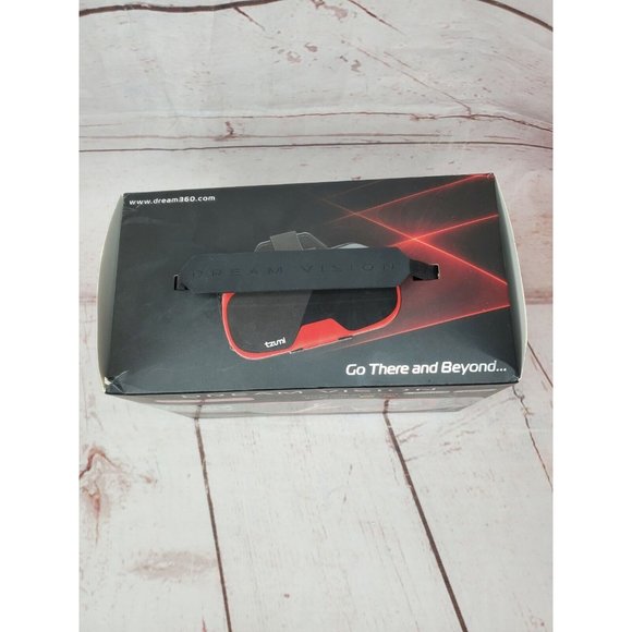 Tzumi DreamVision VR Headset Virtual Reality Smartphone Android iOS w/ Earbuds - Picture 2 of 12